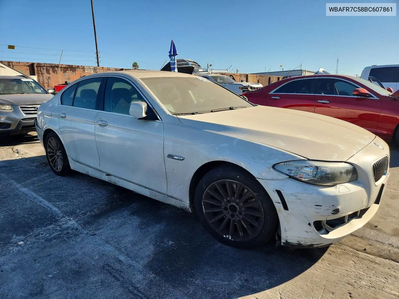 2011 BMW 5ER VIN WBAFR7C58BC607861 — фото 5