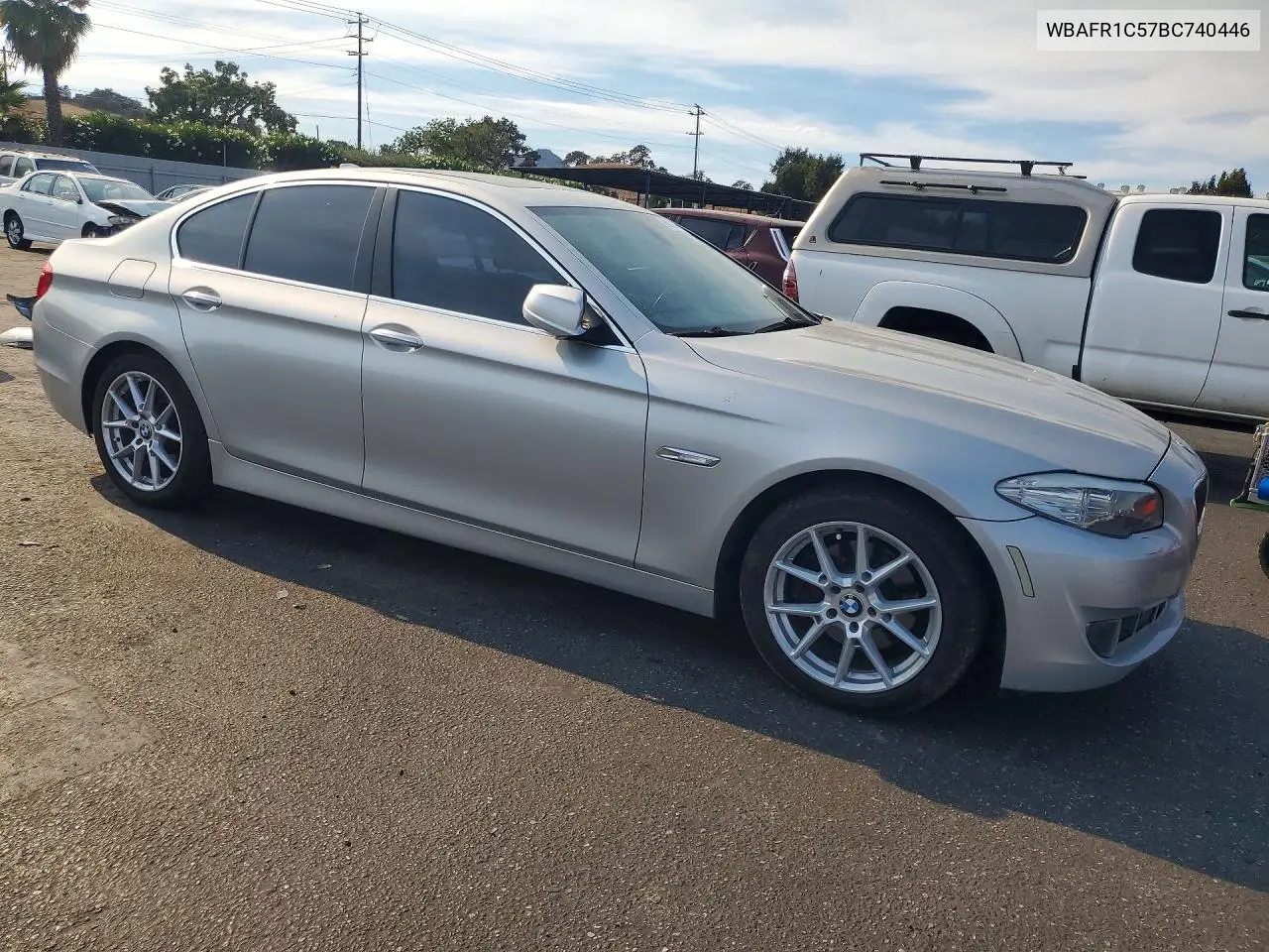 2011 BMW 5ER VIN WBAFR1C57BC740446 — фото 4