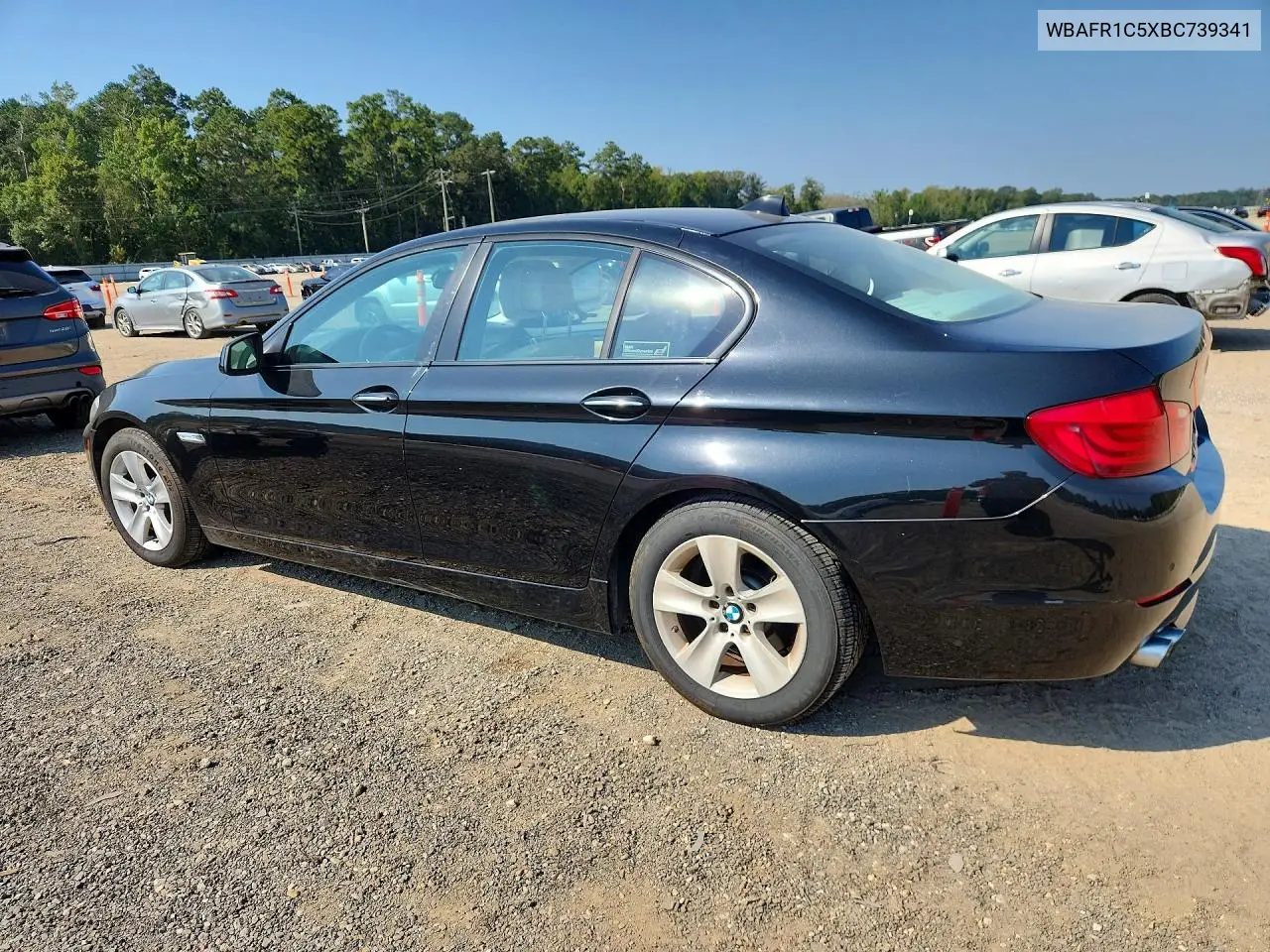 2011 BMW 5ER VIN WBAFR1C5XBC739341 — фото 2