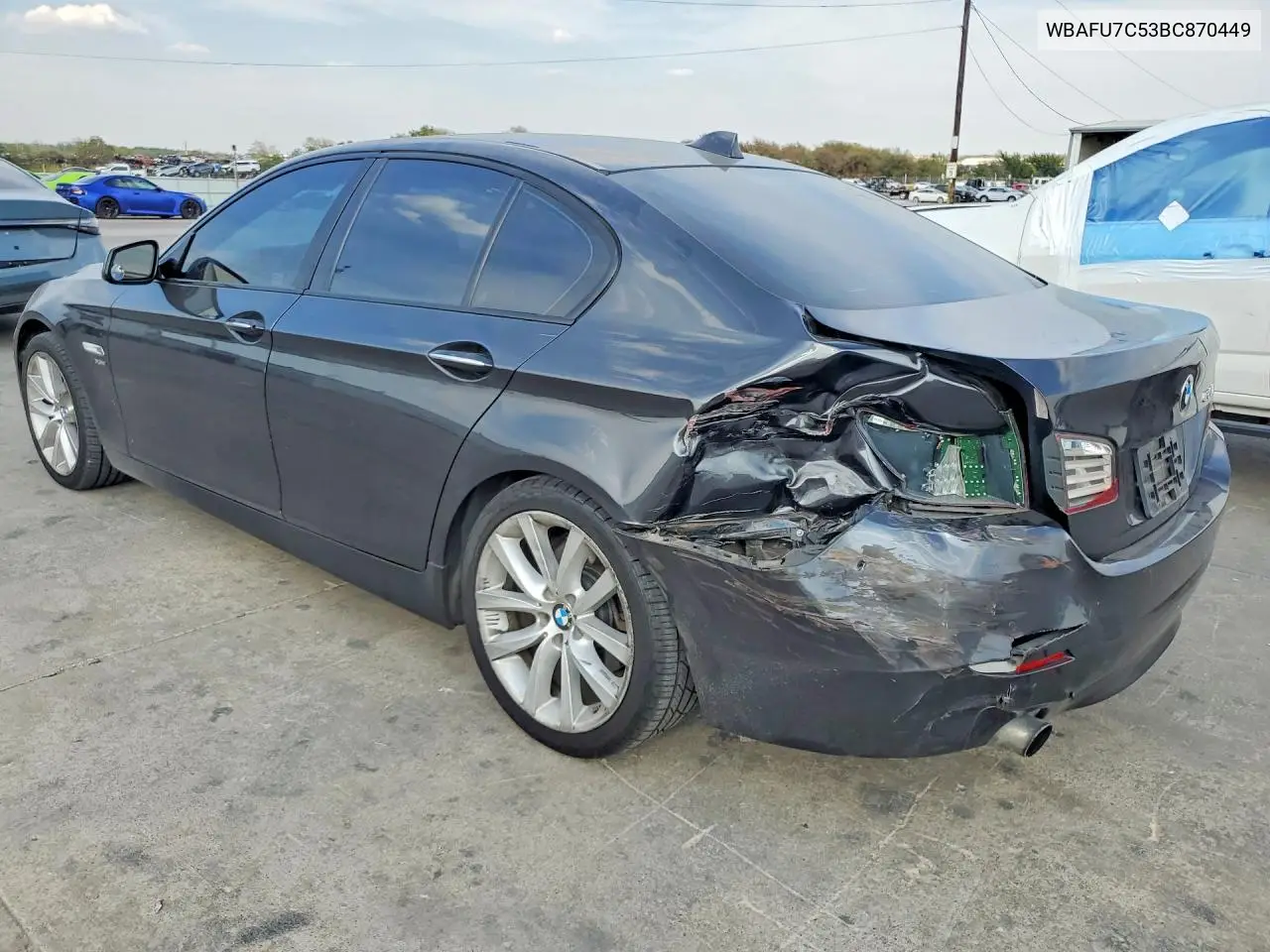 2011 BMW 5ER VIN WBAFU7C53BC870449 — фото 2