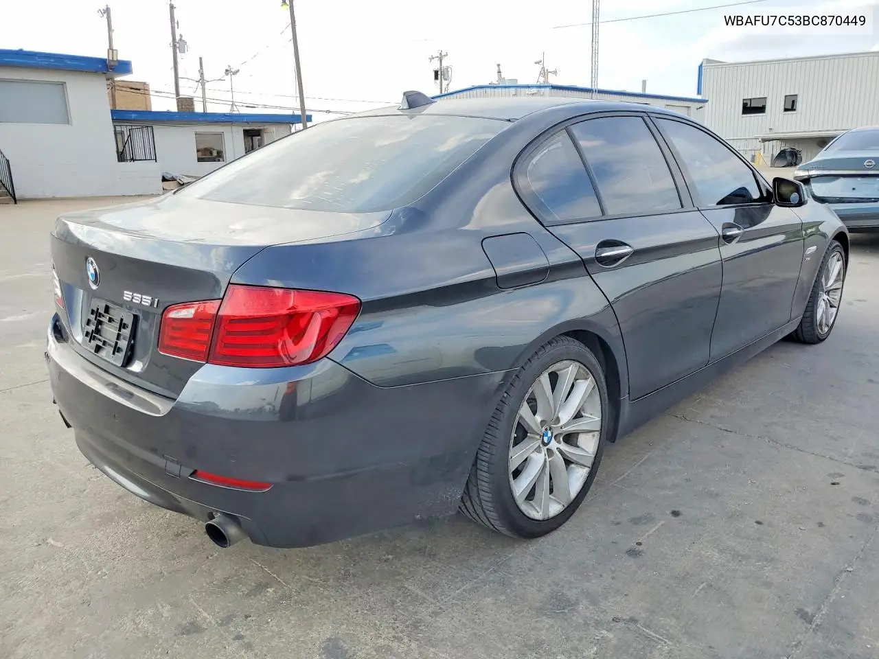 2011 BMW 5ER VIN WBAFU7C53BC870449 — фото 3