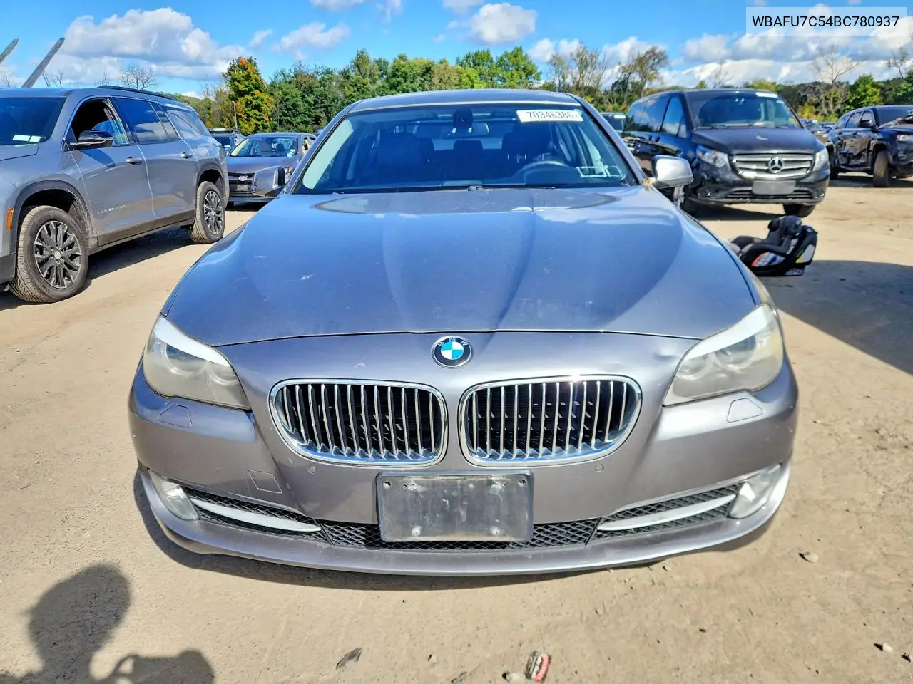 2011 BMW 5ER VIN WBAFU7C54BC780937 — фото 5