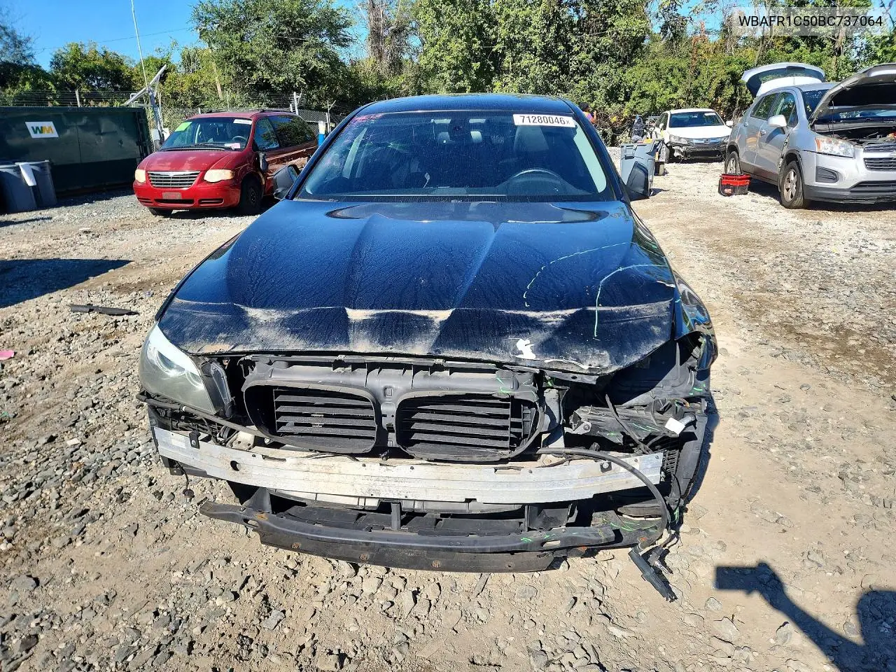 2011 BMW 5ER VIN WBAFR1C50BC737064 — фото 5