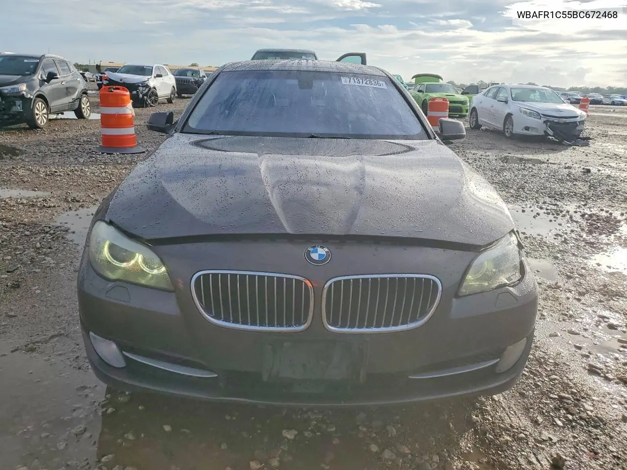 2011 BMW 5ER VIN WBAFR1C55BC672468 — фото 5