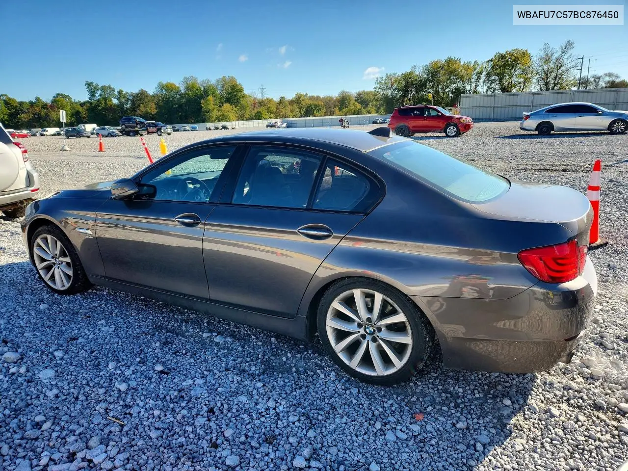 2011 BMW 5ER VIN WBAFU7C57BC876450 — фото 2