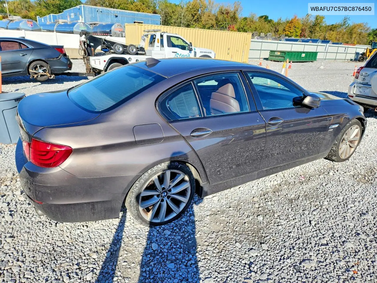 2011 BMW 5ER VIN WBAFU7C57BC876450 — фото 3