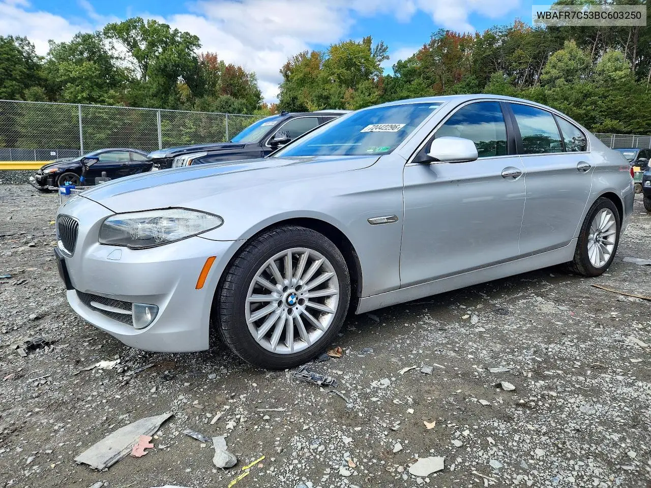 BMW 5ER 2011, VIN WBAFR7C53BC603250