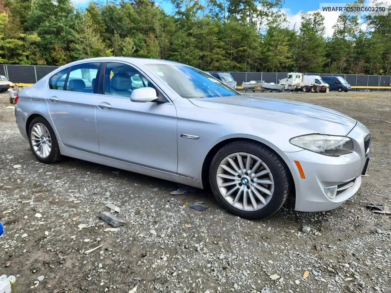 2011 BMW 5ER VIN WBAFR7C53BC603250 — фото 4