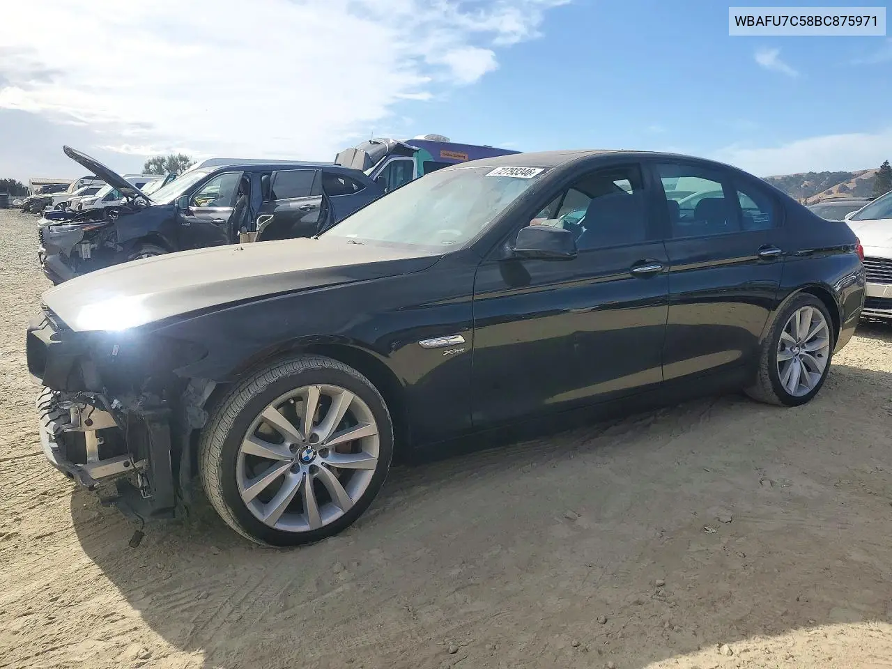 BMW 5ER 2011, VIN WBAFU7C58BC875971