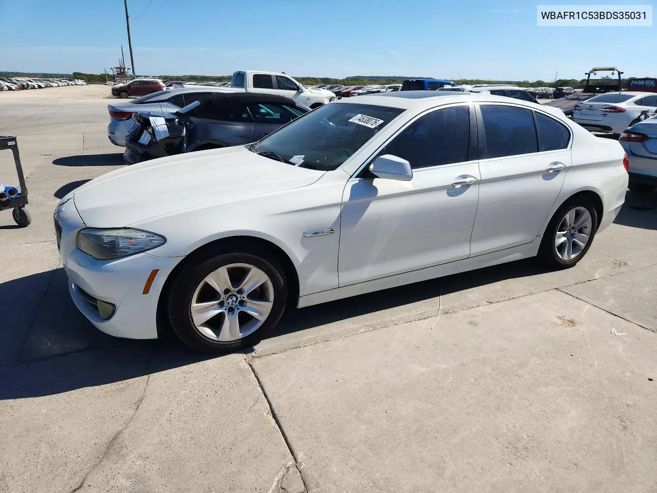 BMW 5ER 2011, VIN WBAFR1C53BDS35031