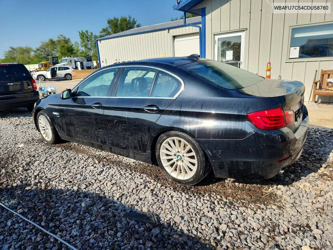 2012 BMW 5ER VIN WBAFU7C54CDU58780 — фото 2