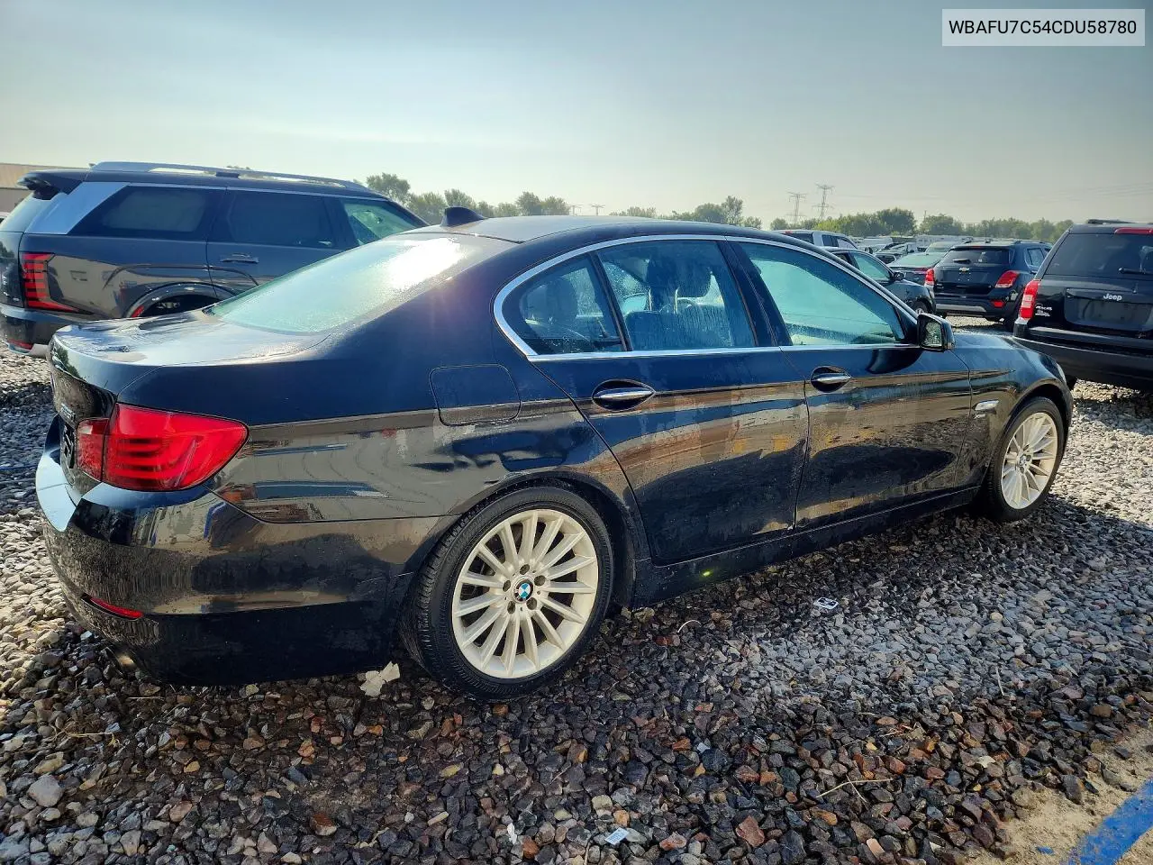 2012 BMW 5ER VIN WBAFU7C54CDU58780 — фото 3