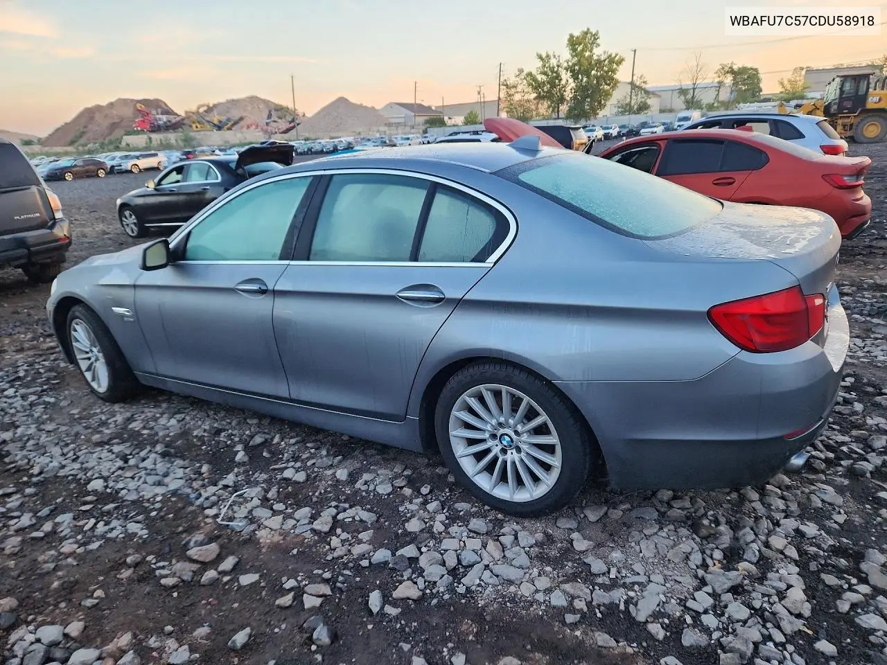 2012 BMW 5ER VIN WBAFU7C57CDU58918 — фото 3