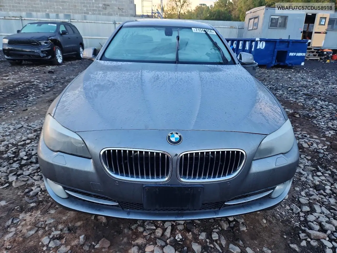 2012 BMW 5ER VIN WBAFU7C57CDU58918 — фото 5
