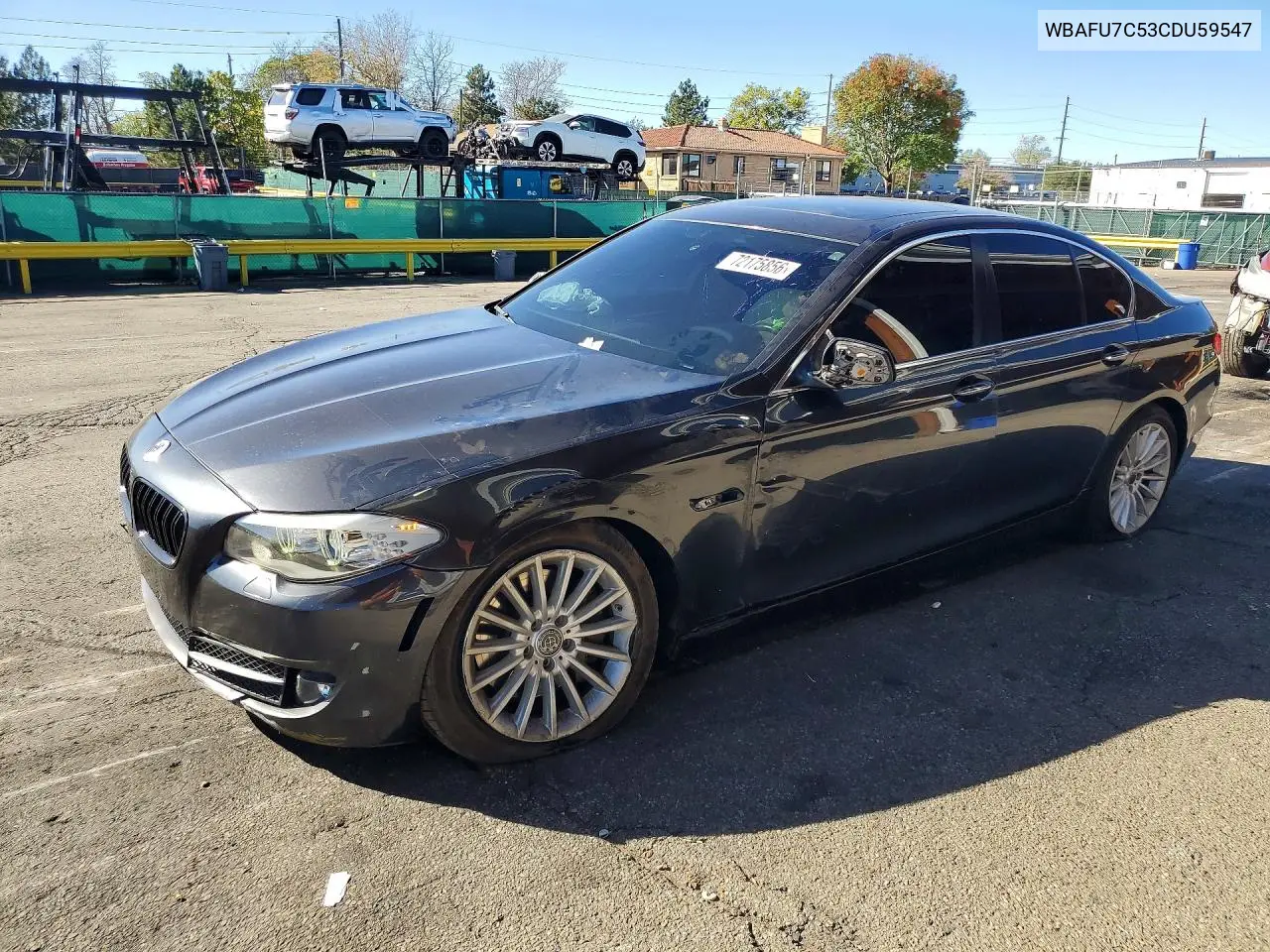 BMW 5ER 2012, VIN WBAFU7C53CDU59547