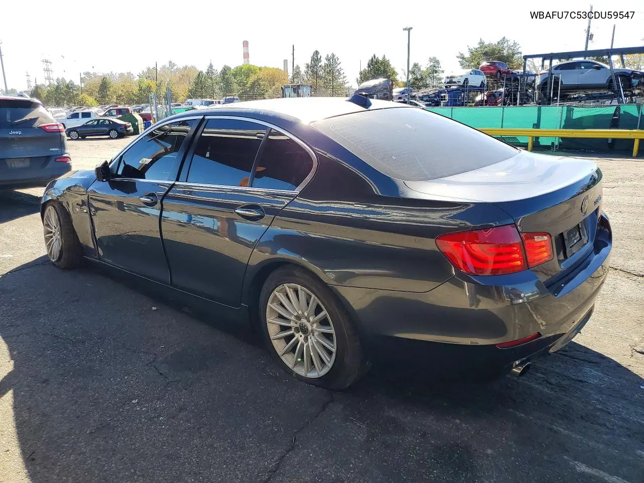 2012 BMW 5ER VIN WBAFU7C53CDU59547 — фото 2