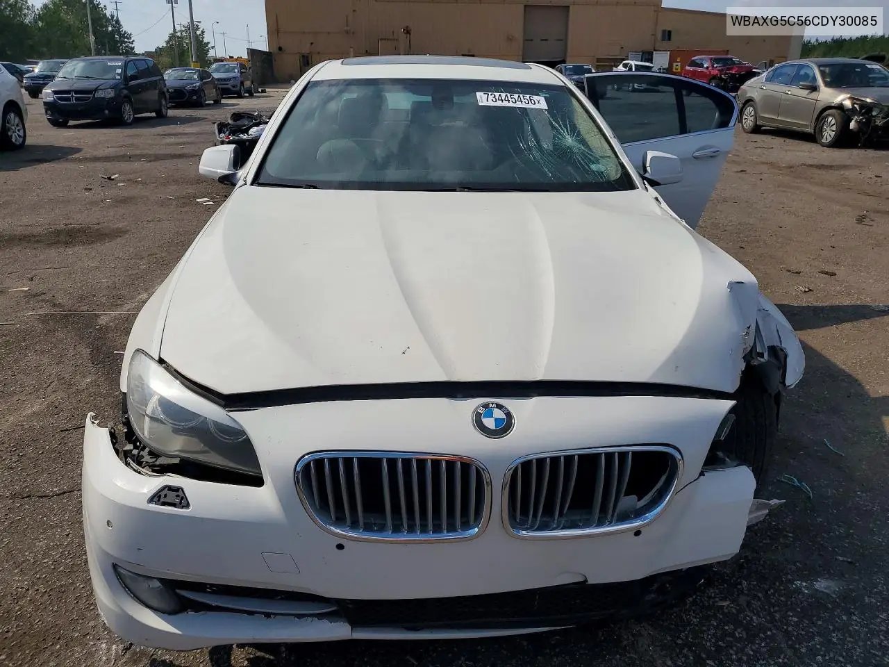 2012 BMW 5ER VIN WBAXG5C56CDY30085 — фото 5