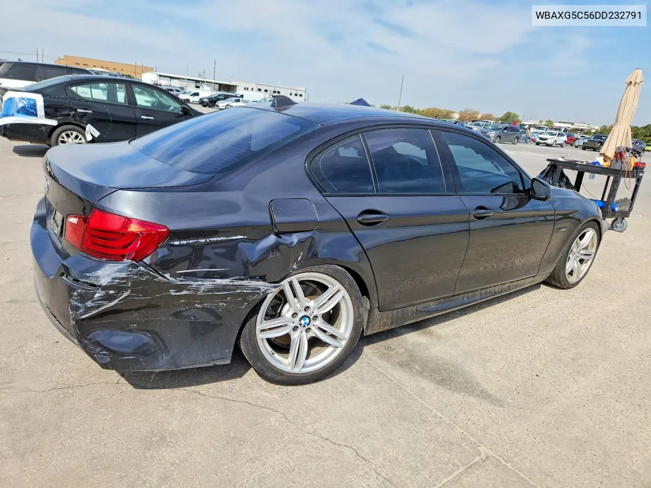 2013 BMW 5ER VIN WBAXG5C56DD232791 — фото 3