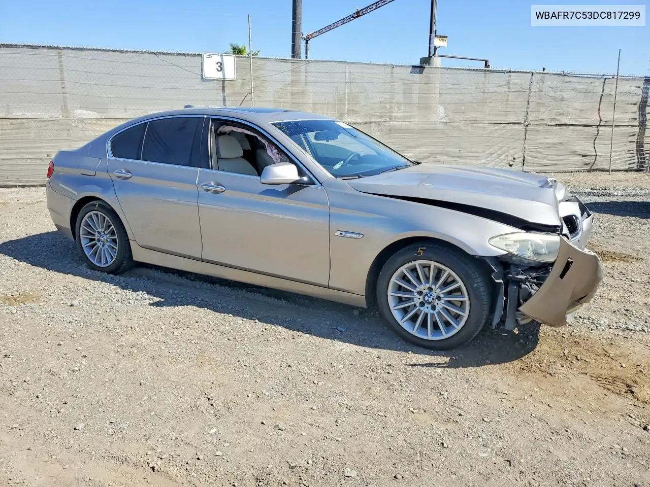2013 BMW 5ER VIN WBAFR7C53DC817299 — фото 4