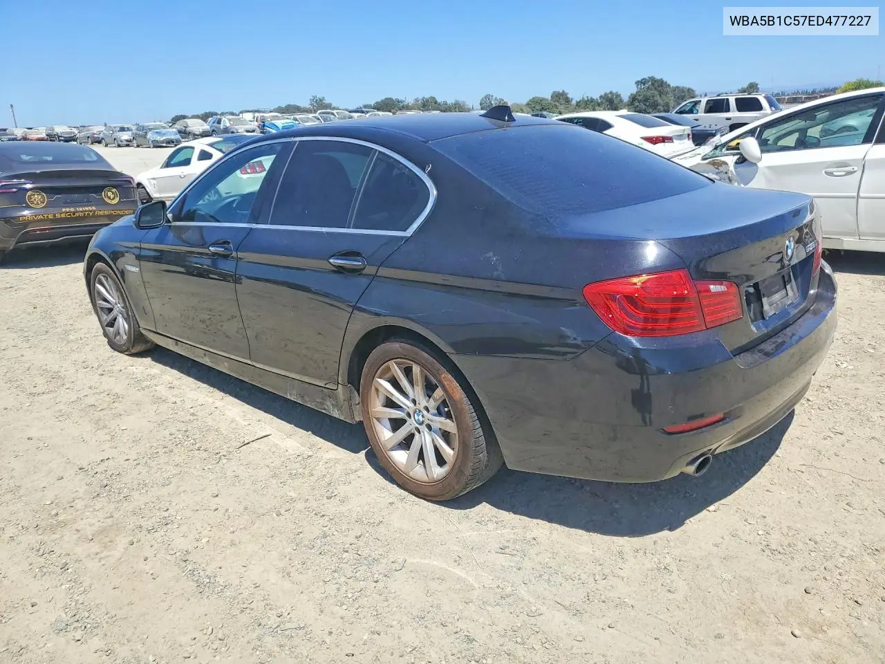 2014 BMW 5ER VIN WBA5B1C57ED477227 — фото 2