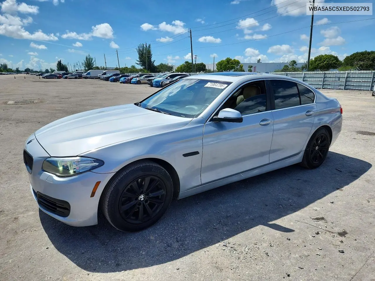 BMW 5ER 2014, VIN WBA5A5C5XED502793