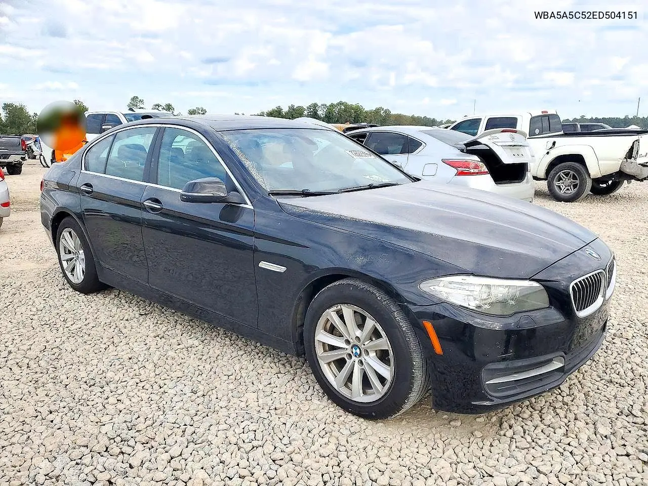 2014 BMW 5ER VIN WBA5A5C52ED504151 — фото 4