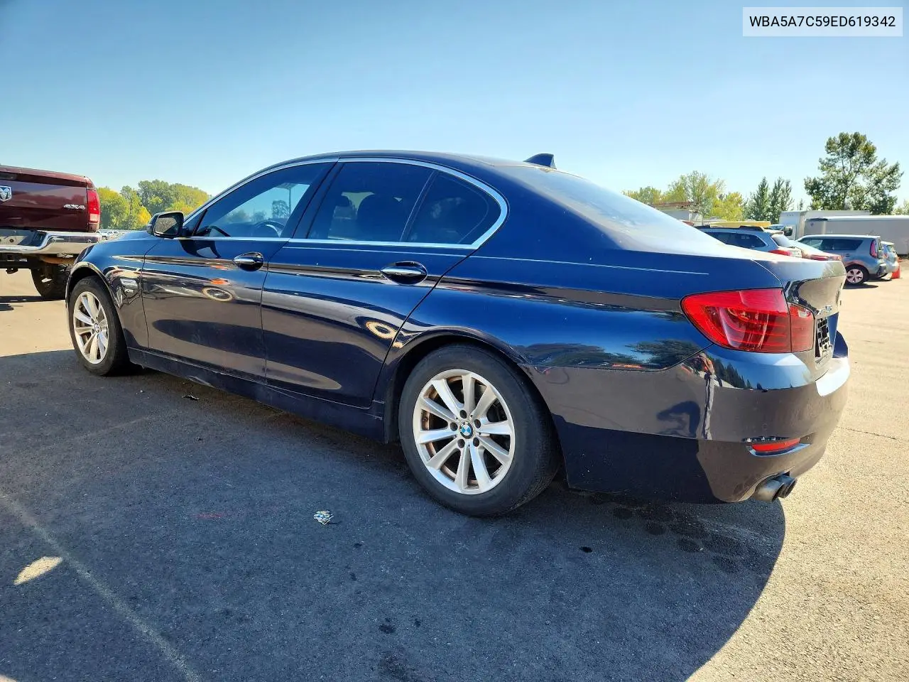 2014 BMW 5ER VIN WBA5A7C59ED619342 — фото 2
