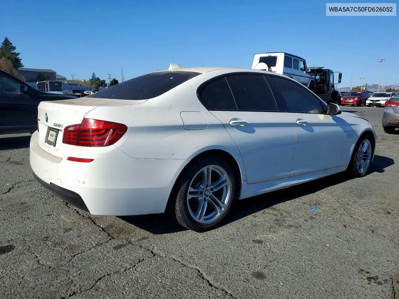 2015 BMW 5ER VIN WBA5A7C50FD626052 — фото 3