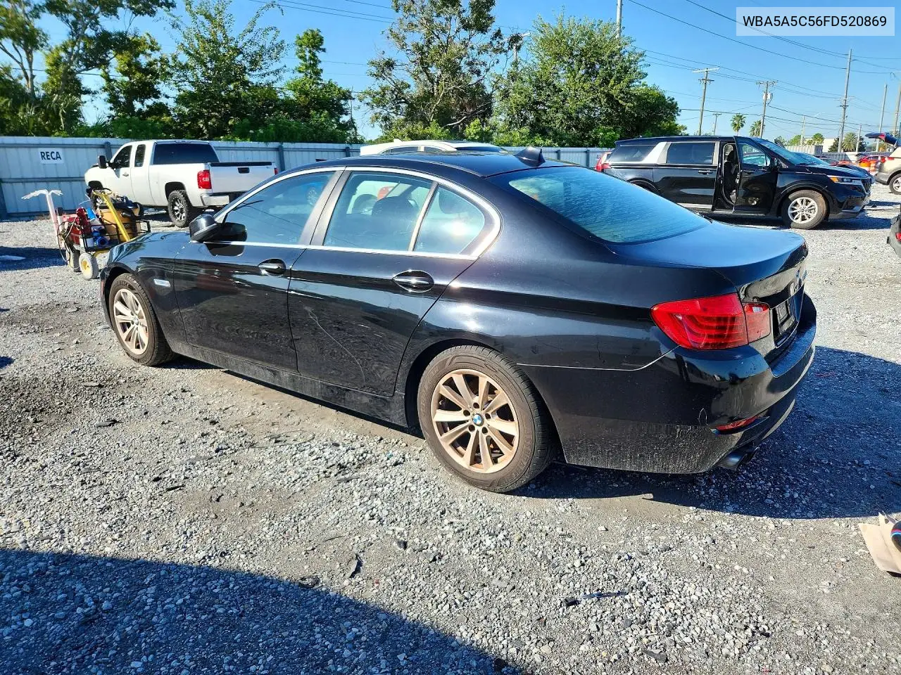 2015 BMW 5ER VIN WBA5A5C56FD520869 — фото 2