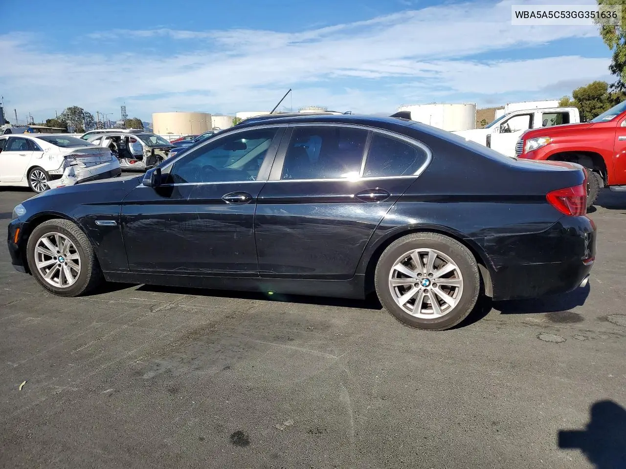 2016 BMW 5ER VIN WBA5A5C53GG351636 — фото 2