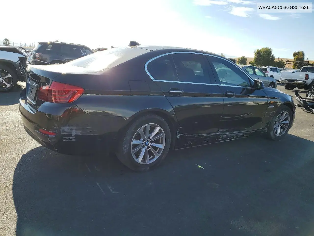 2016 BMW 5ER VIN WBA5A5C53GG351636 — фото 3
