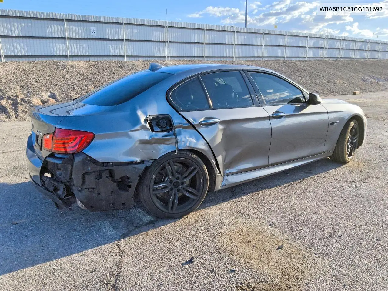 2016 BMW 5ER VIN WBA5B1C51GG131692 — фото 3