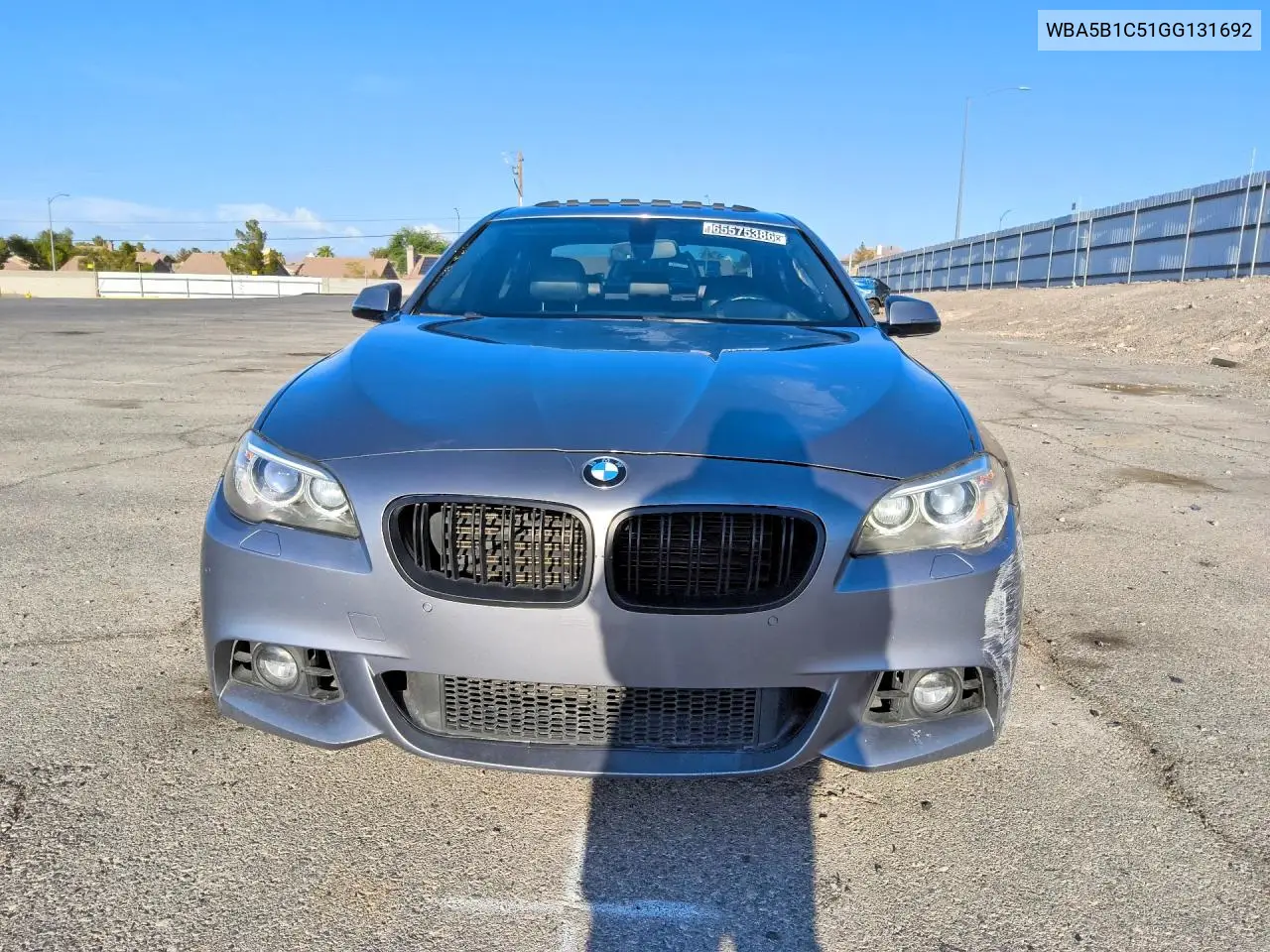 2016 BMW 5ER VIN WBA5B1C51GG131692 — фото 5