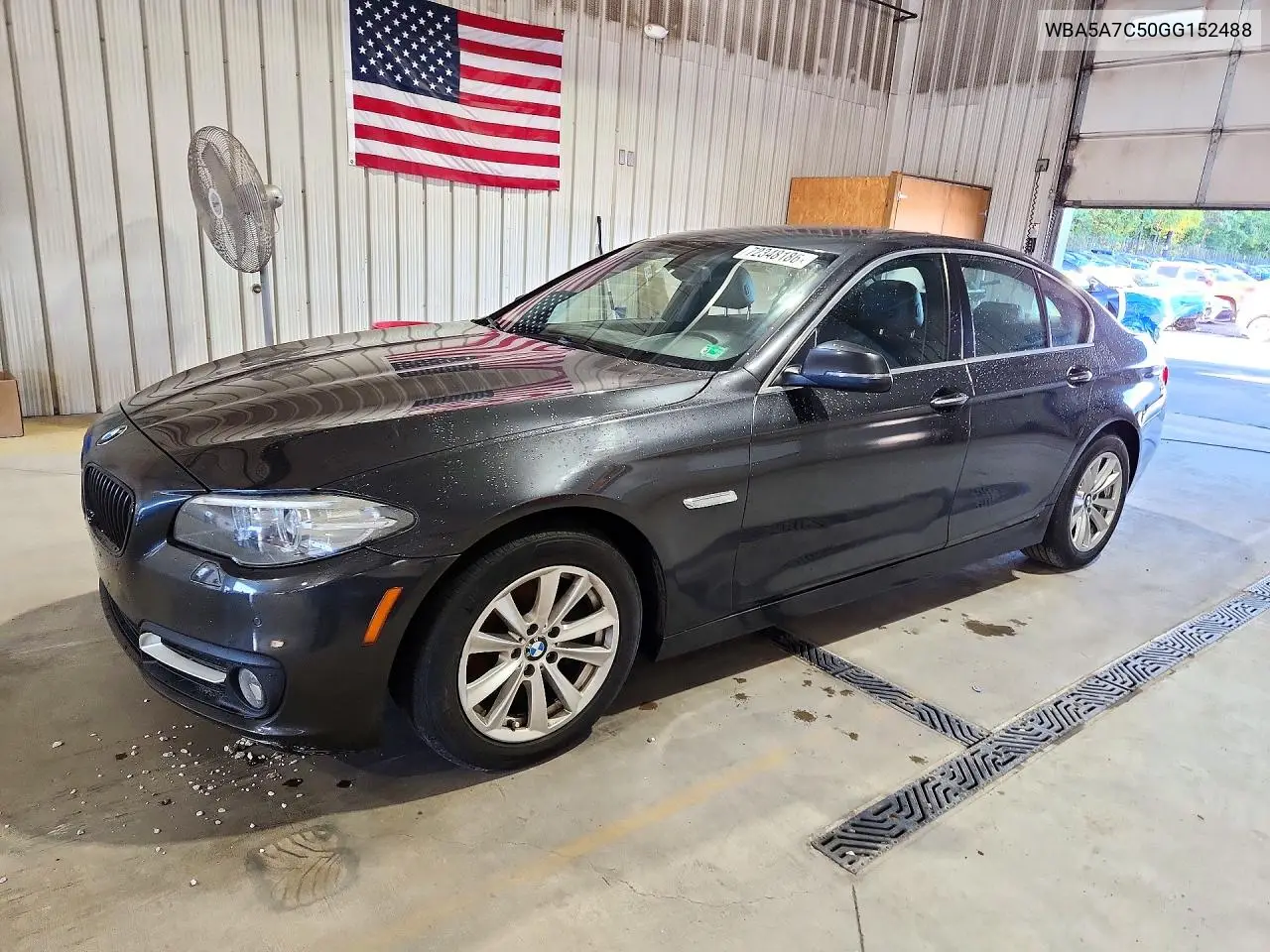 BMW 5ER 2016, VIN WBA5A7C50GG152488