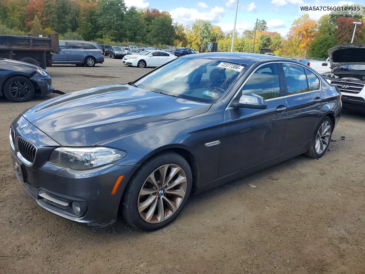 BMW 5ER 2016, VIN WBA5A7C56GG149935