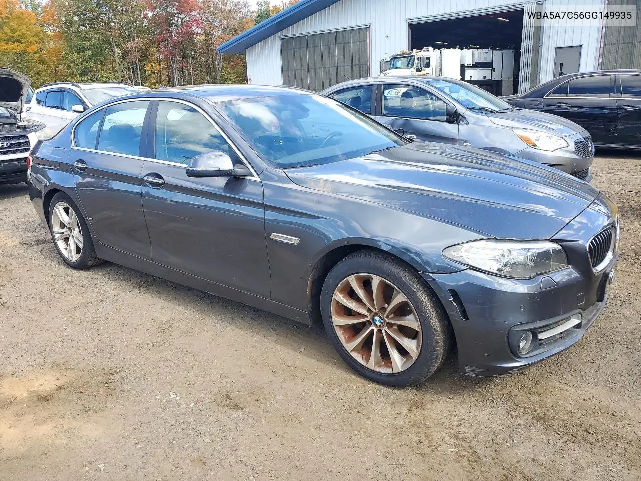 2016 BMW 5ER VIN WBA5A7C56GG149935 — фото 4
