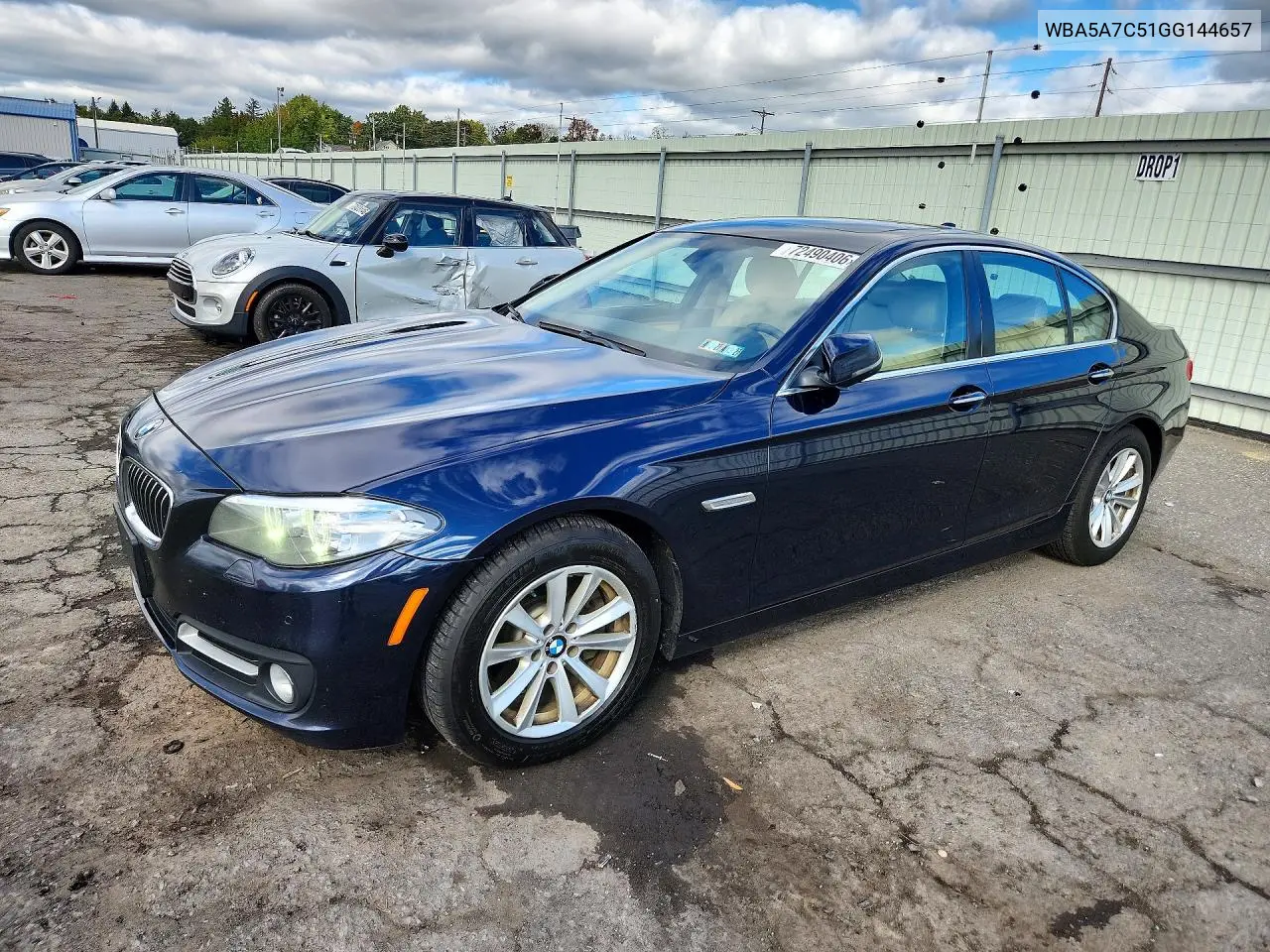 BMW 5ER 2016, VIN WBA5A7C51GG144657