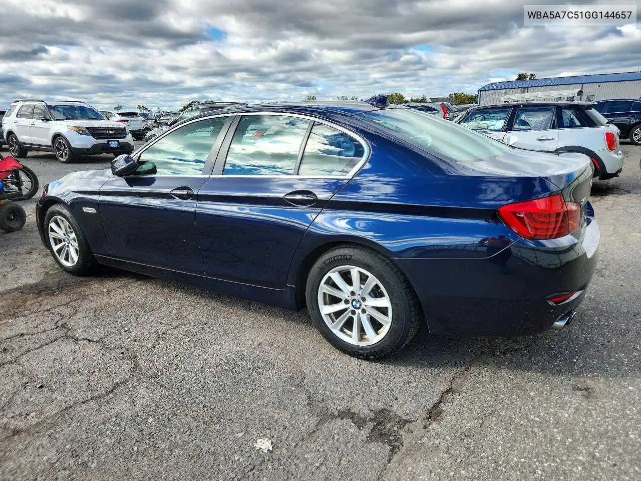 2016 BMW 5ER VIN WBA5A7C51GG144657 — фото 2