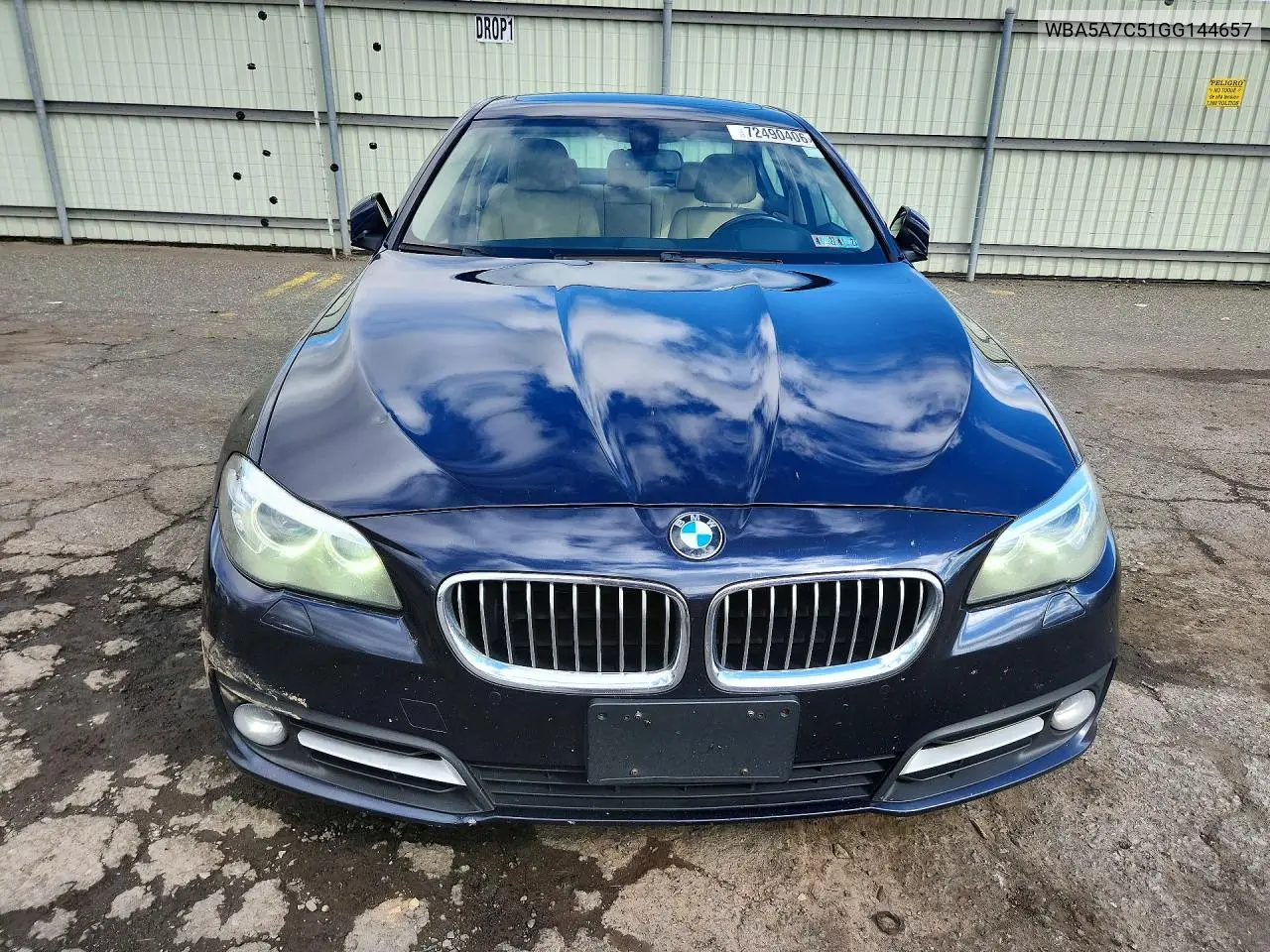 2016 BMW 5ER VIN WBA5A7C51GG144657 — фото 5