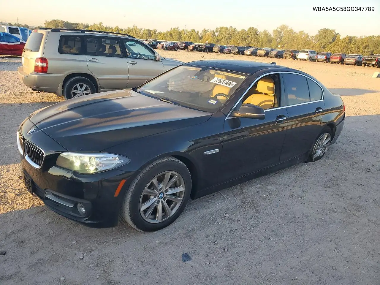 BMW 5ER 2016, VIN WBA5A5C58GG347789