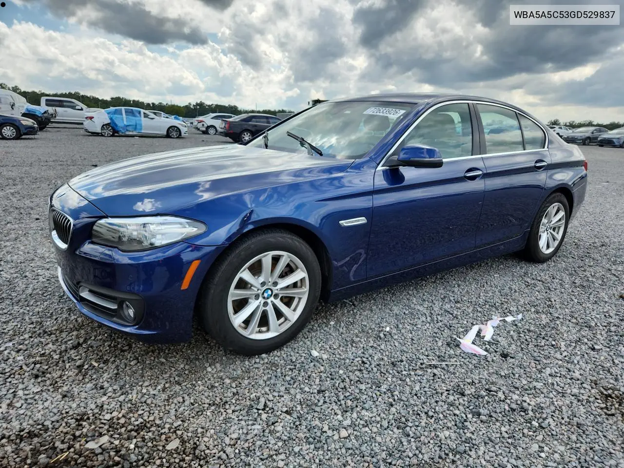 BMW 5ER 2016, VIN WBA5A5C53GD529837
