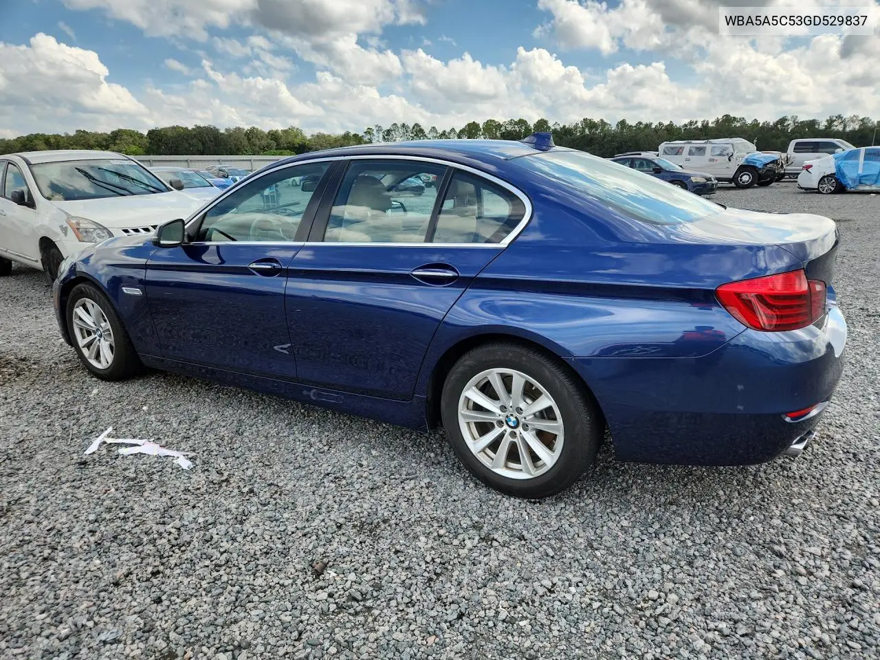 2016 BMW 5ER VIN WBA5A5C53GD529837 — фото 2