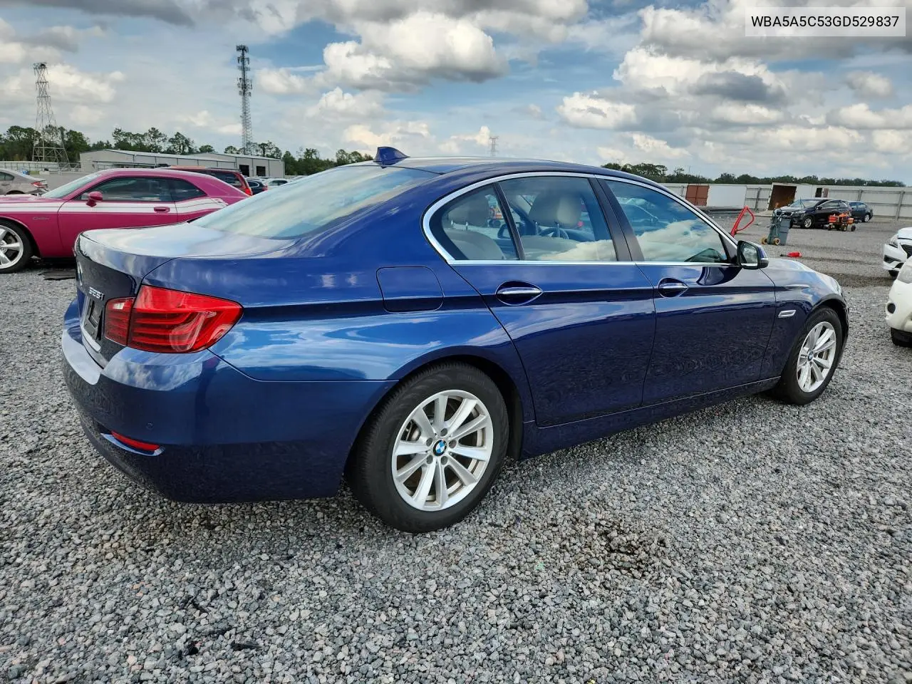2016 BMW 5ER VIN WBA5A5C53GD529837 — фото 3
