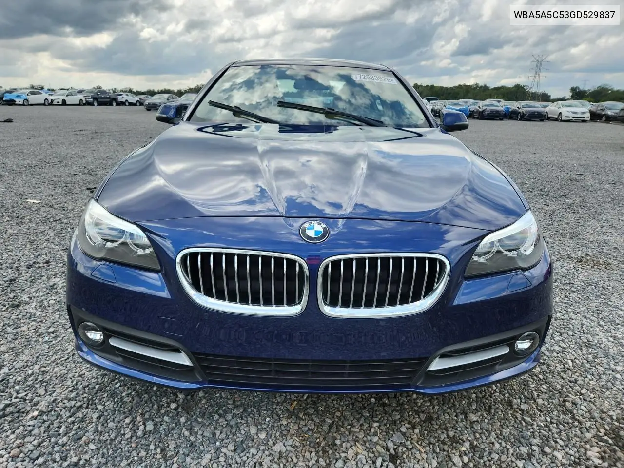 2016 BMW 5ER VIN WBA5A5C53GD529837 — фото 5