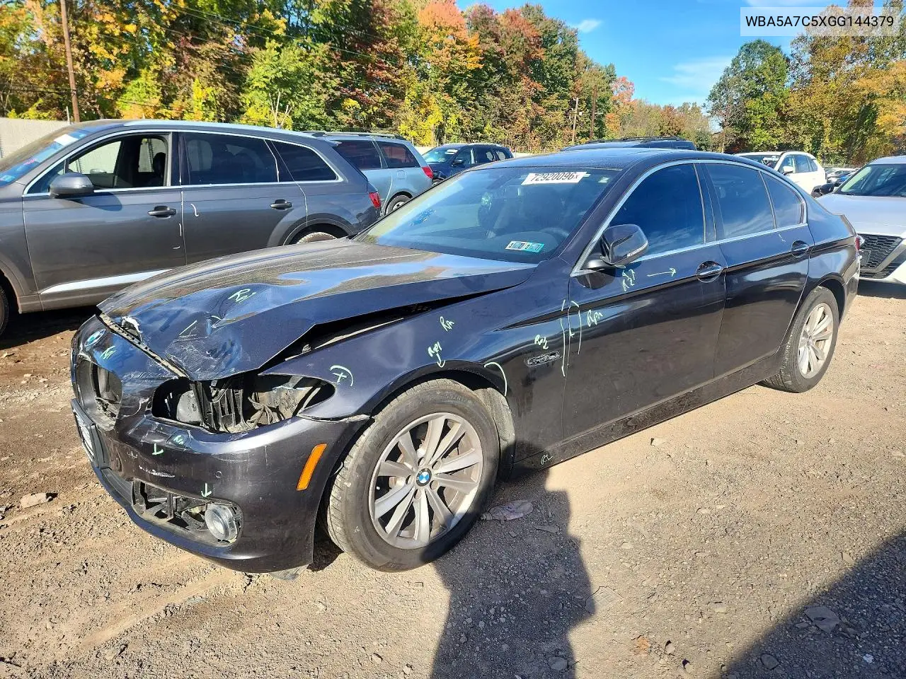 BMW 5ER 2016, VIN WBA5A7C5XGG144379