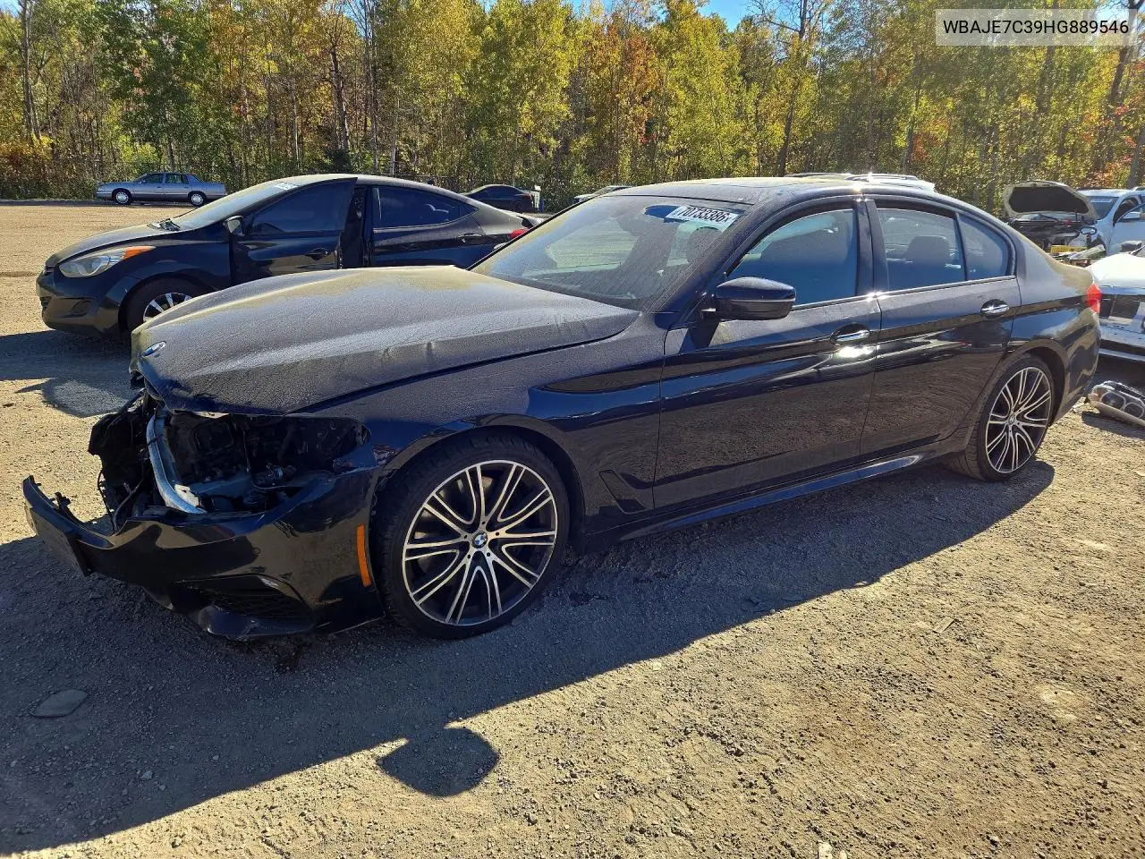 BMW 5ER 2017, VIN WBAJE7C39HG889546