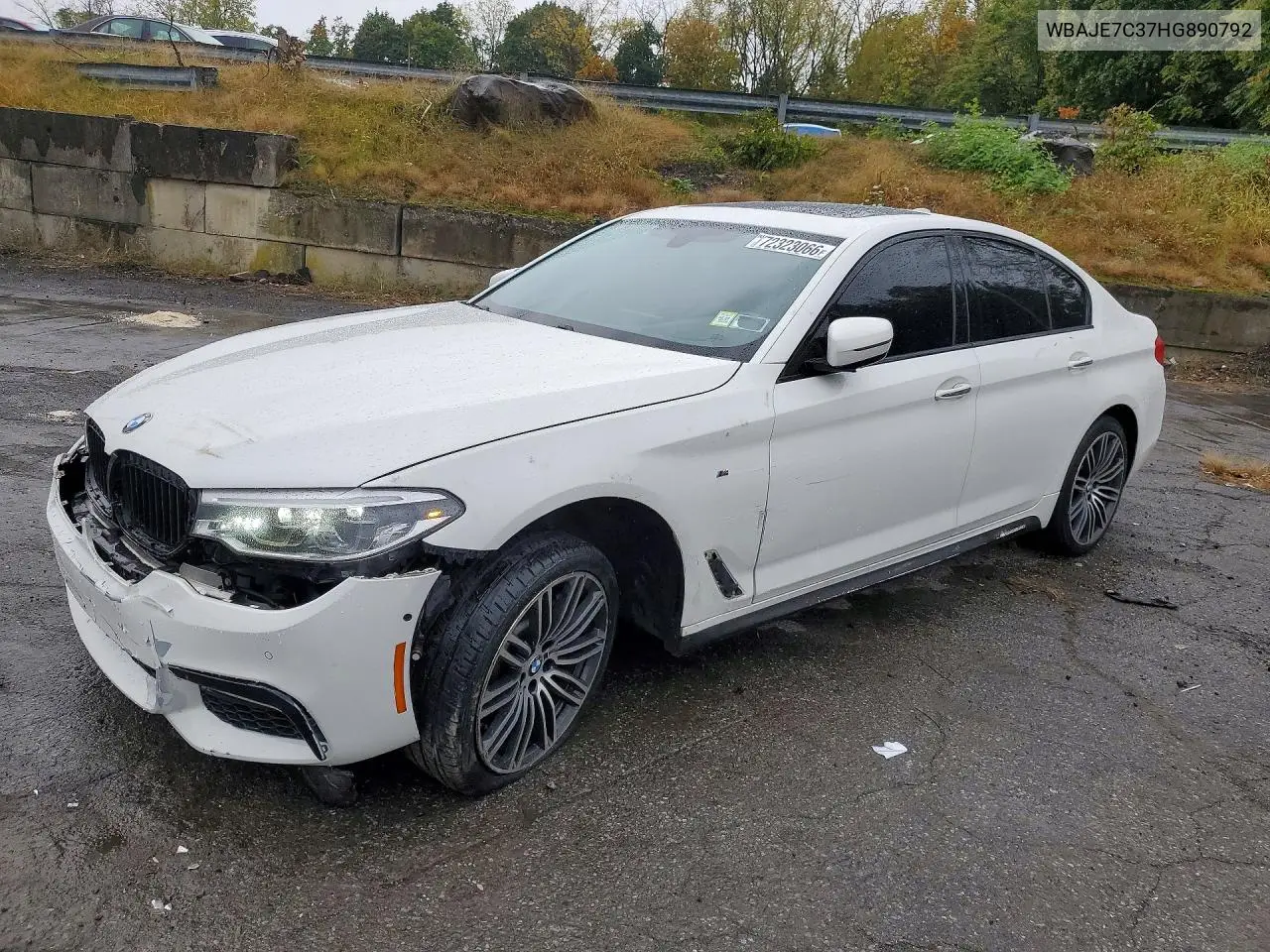 BMW 5ER 2017, VIN WBAJE7C37HG890792