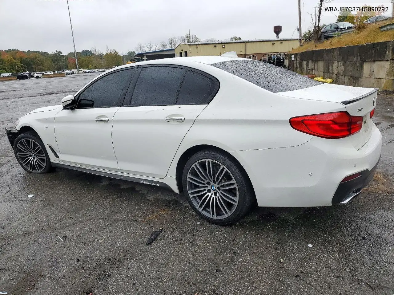 2017 BMW 5ER VIN WBAJE7C37HG890792 — фото 2