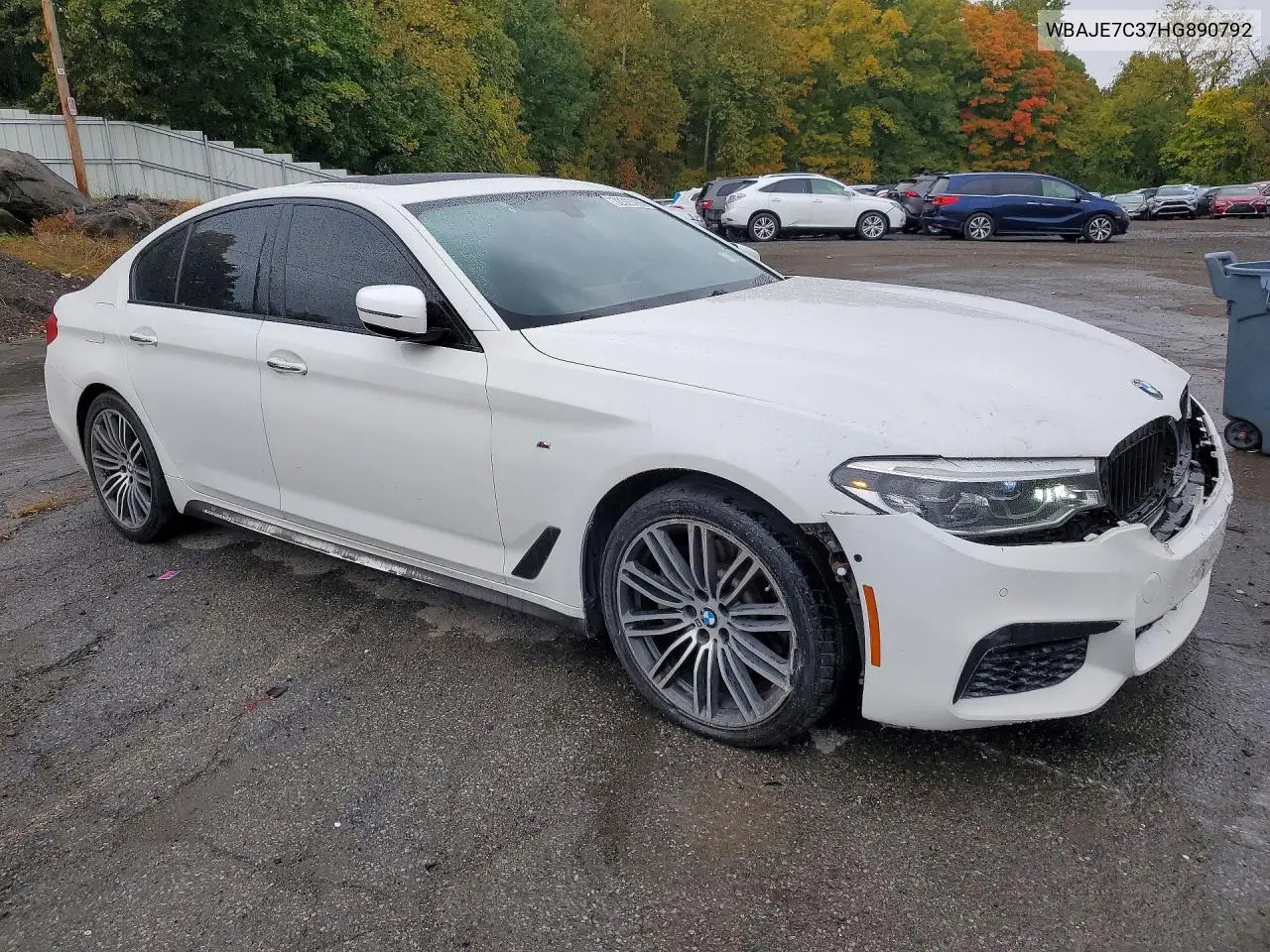 2017 BMW 5ER VIN WBAJE7C37HG890792 — фото 4