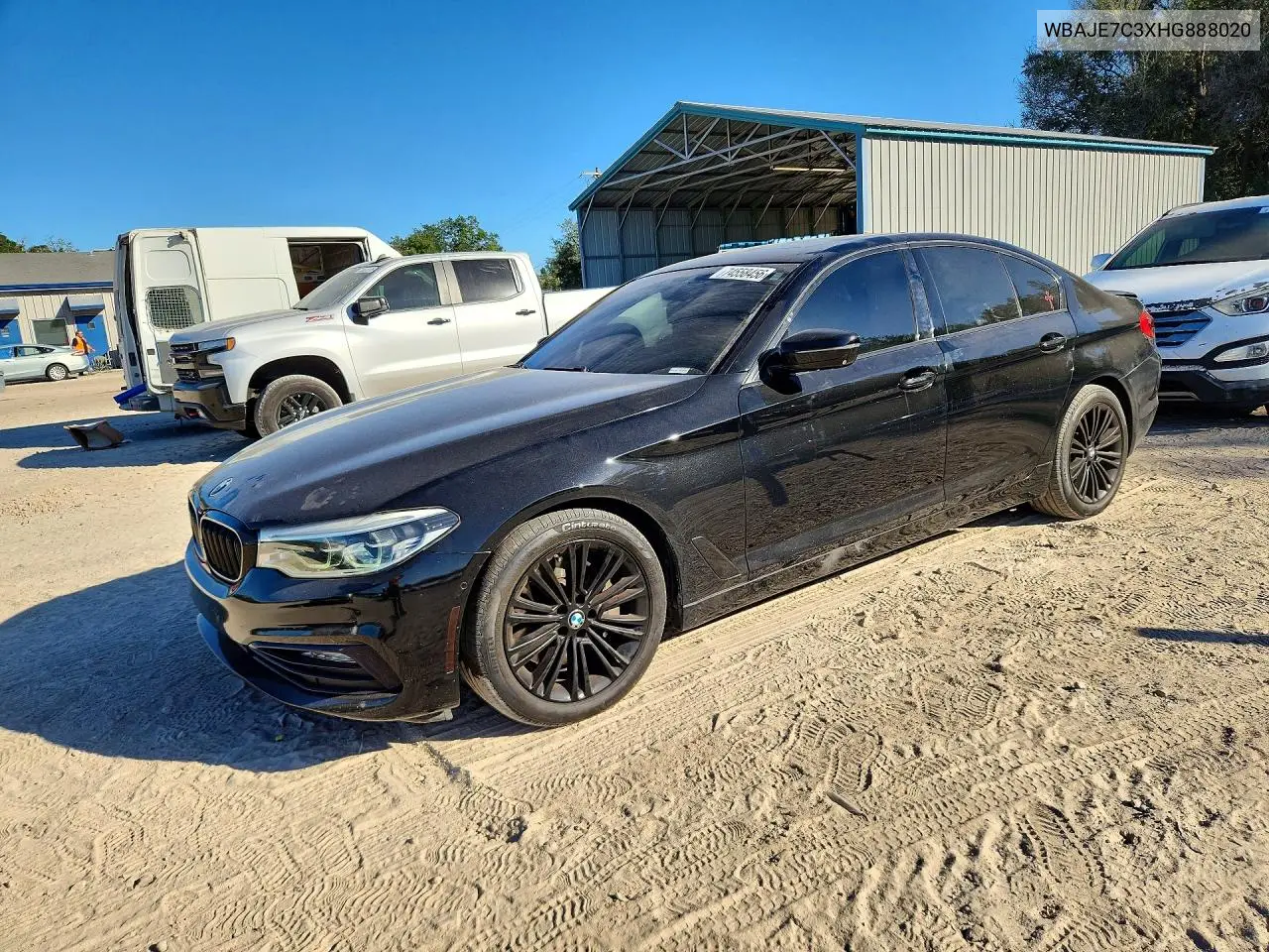 BMW 5ER 2017, VIN WBAJE7C3XHG888020